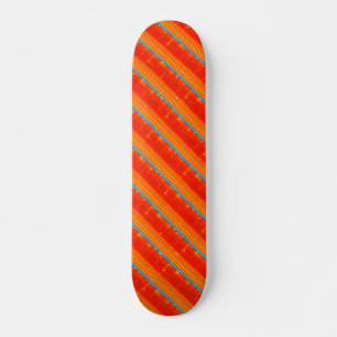 Skate Legal Azul Laranja Amarelo Vermelho Azul-Laranja A