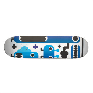 skate legal com gráficos monstruosos azuis
