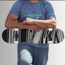 Skate Legal padrão de onda preto