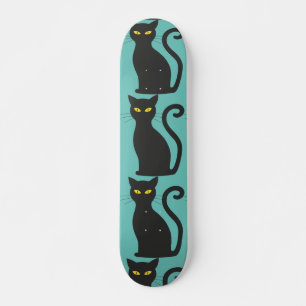 SKATE LEGAL PAINÉIS-CHAVE DE GATO PRETO
