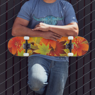 Skate Lenço de Banda de Ação de Graças de Folhas de Outo
