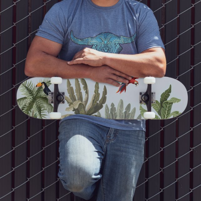 Skate Lenço de seda quadrado com vida selvagem da selva  (Ao ar livre 3)