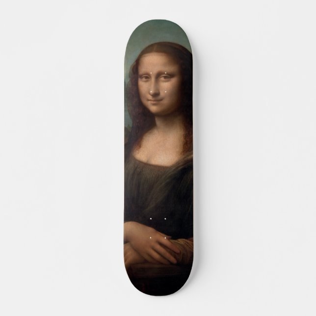 Skate leonardo davinci - mona lisa (Frente)