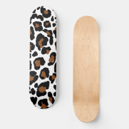Skate Leopard Grande Impressão de Pele de Gato