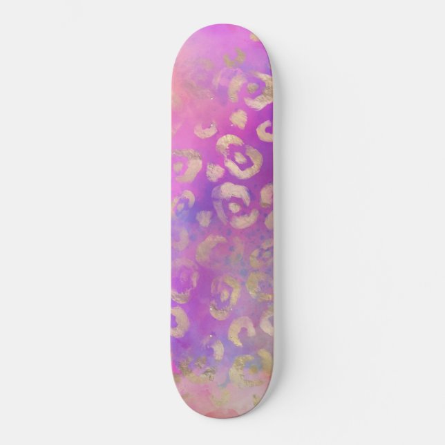 Skate Leopard Paint Series Design 11 (Frente)