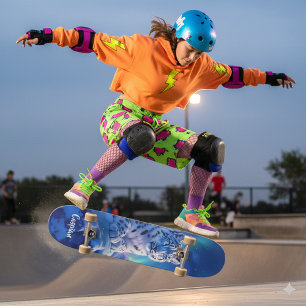 Skate Leopardo-da-neve atordoante em Mountain Rock