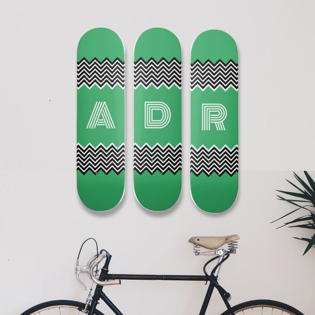 Skate Letra inicial personalizada de 1/4 pol. no skatebo (Criador carregado)