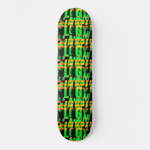 Skate Letras neon e números