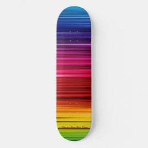 SKATE LIBERTY DOG PRO SKATEBOARDS - NEON RAINBOWS