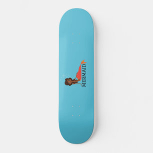 Skate Linda Sereia (Garota Negra) (Afro-Americana)