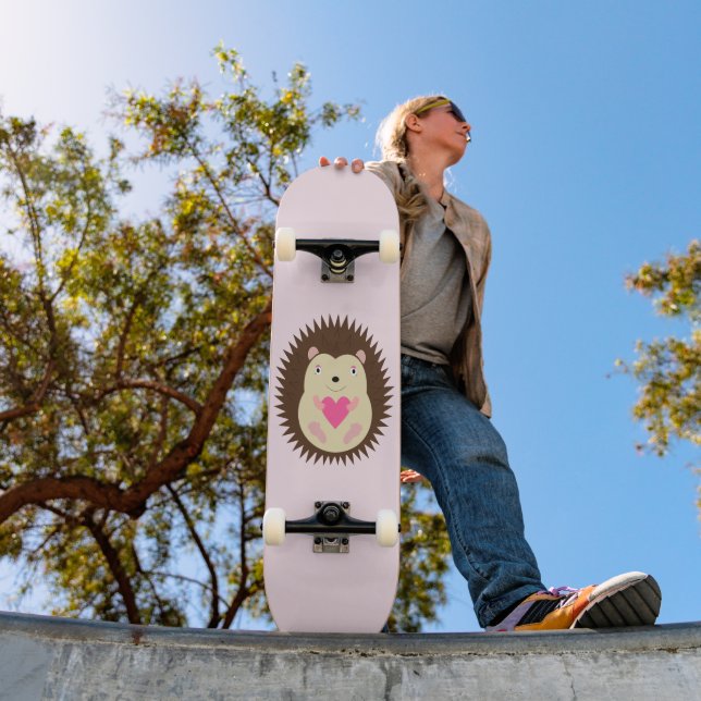 Skate Lindo ouriço bebê menina rosa (Ao ar livre 1)