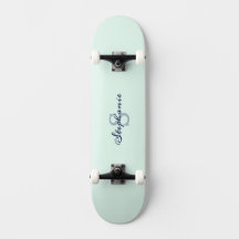 Lindo Verde Claro Elegante Simples Fofo Monogramad
