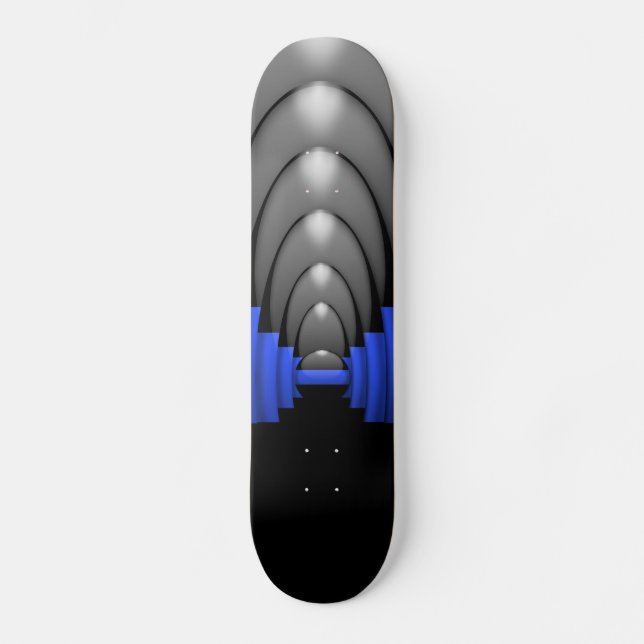 Skate Linha Azul Fino da Polícia (Frente)