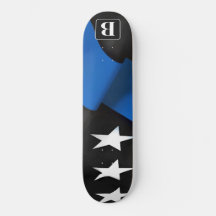 Linha Azul Fino de Sinalizador de Polícia Personal