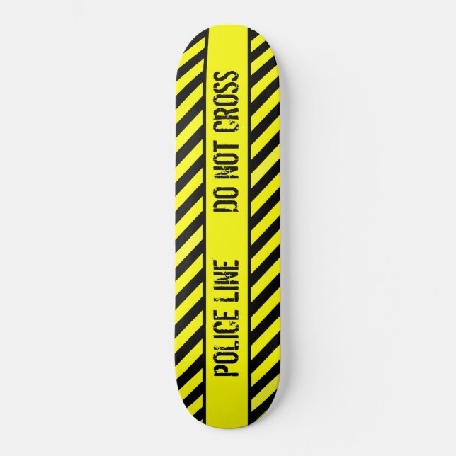 Skate linha policial não atravessa (Frente)