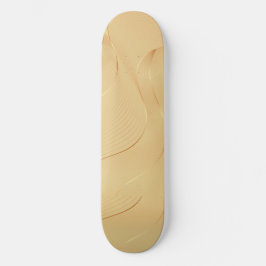 Skate Linhas Douradas Fluídas Arte de Fundo Abstrato de 