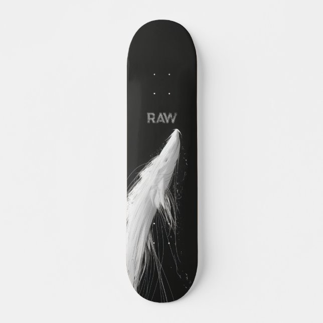 Skate Linhas Fluidas Abstratas (Frente)