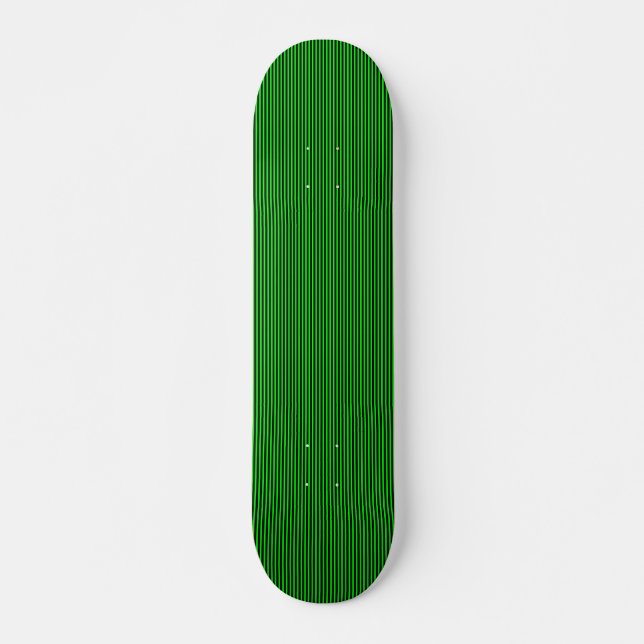 Skate Linhas Negras Estreitas - Em Verde (Frente)
