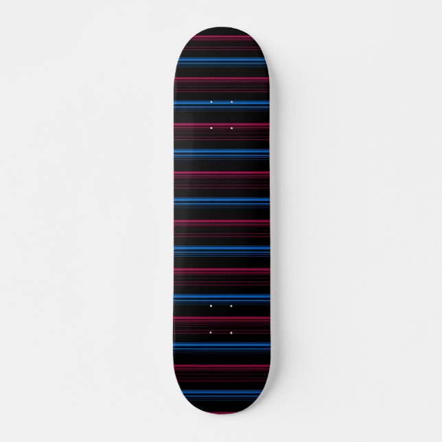 Skate Listras azuis rosa fofas  (Frente)