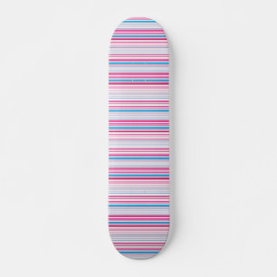 Skate Listras azuis rosa fofas