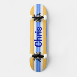 Skate Listras azuis tribais de Honu