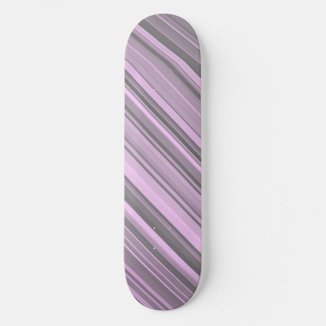 Skate Listras Cinza Roxo (Frente)