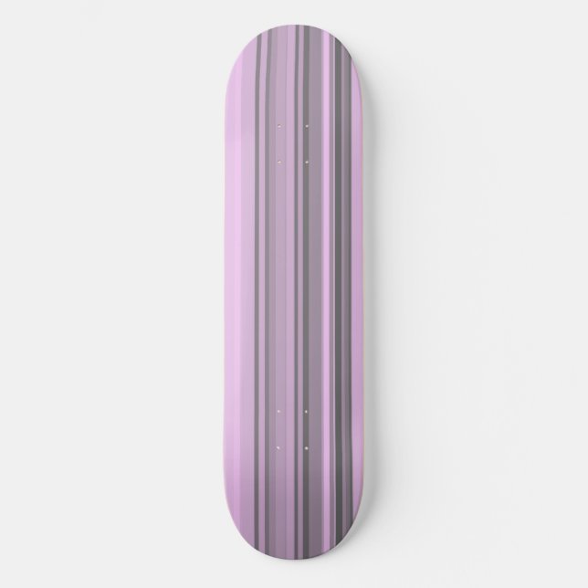 Skate Listras Cinza Roxo (Frente)