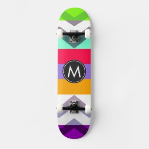 Skate Listras de Chevron Chic da Moda #8