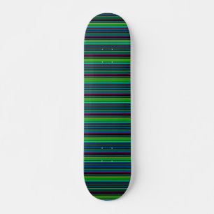 Skate Listras de neon coloridas fofas