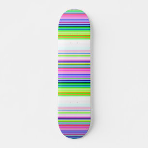 Skate Listras de neon coloridas quentes