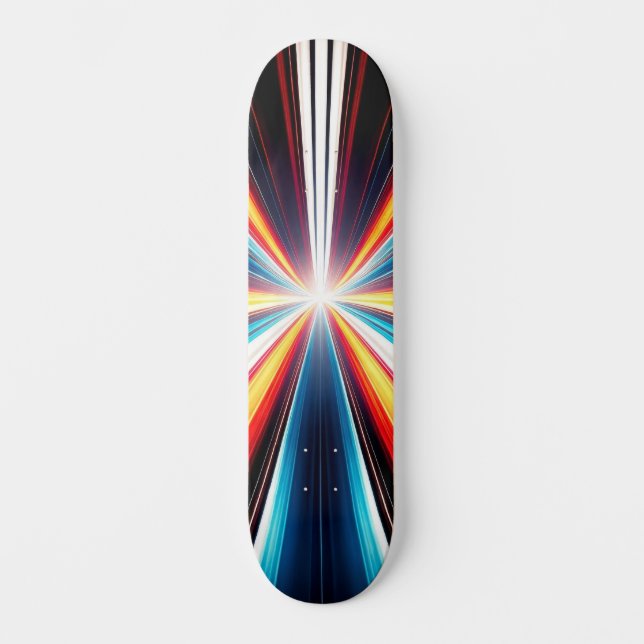 Skate Listras de Velocidade da Luz Arte (Frente)