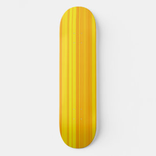 Skate Listras Laranja Amarelo