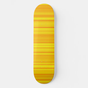 Skate Listras Laranja Amarelo