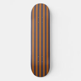 Skate Listras Laranja Roxo Padrão