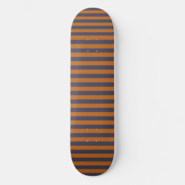Skate Listras Laranja Roxo Padrão