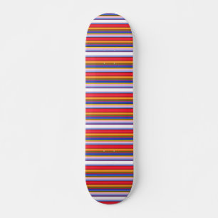 Skate Listras mágicas coloridas fofas
