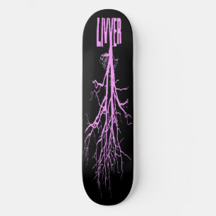 Skate livver n cor-de-rosa sk8 preto
