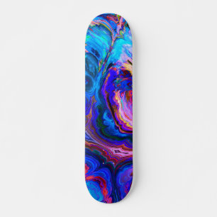 Skate Lixeira Moderna de Matizes Roxos