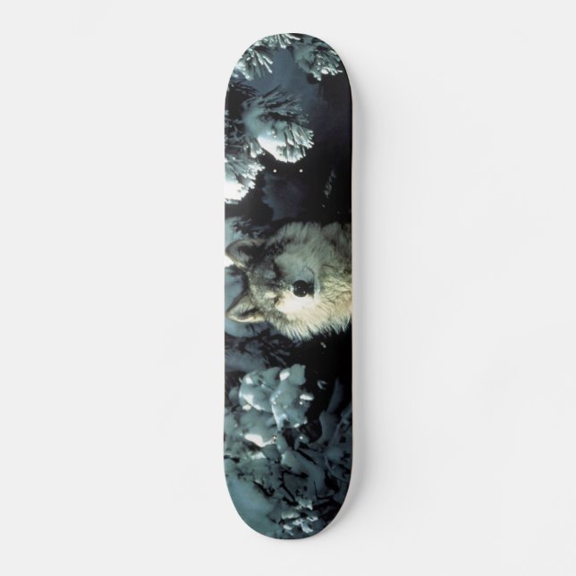 Skate Lobo de Madeira Norte-Americano em Neve (Frente)