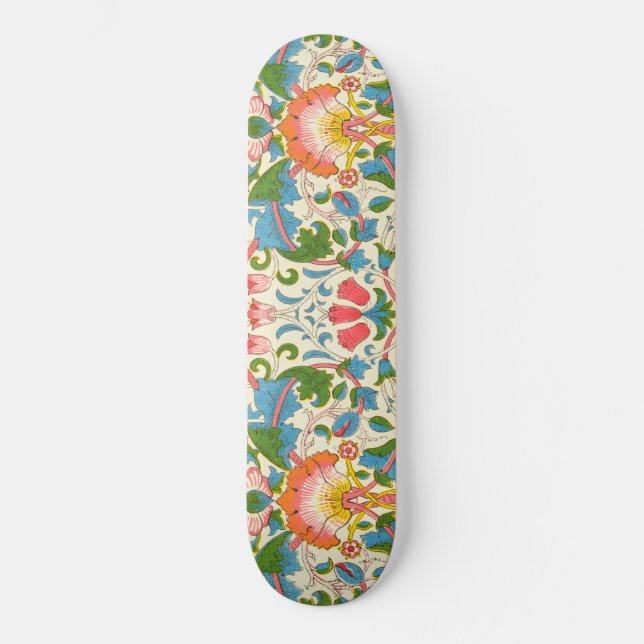 Skate Lodden Rosa (por William Morris) (Frente)