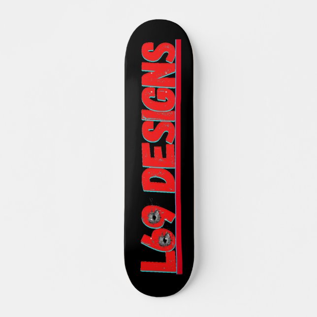 skate "LOGO L69 designs" (Frente)