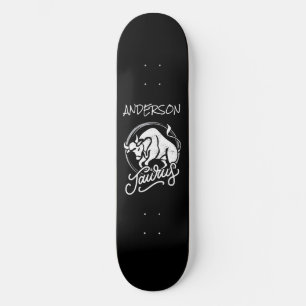 Skate Logotipo Bull personalizado Sinal Zodiac