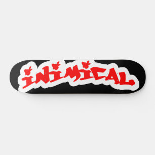 Skate Logotipo de etiqueta de Grafite de madeira clássic