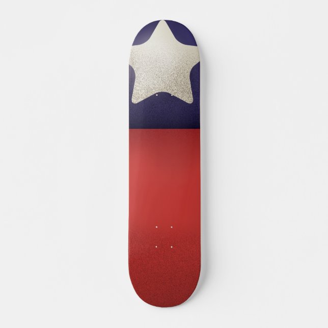 Skate Logotipo de super-herói americano (Frente)