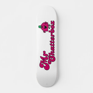 Skate Logotipo Magenta Sr. Chatterbox