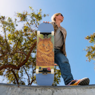 SKATE LOUIS WAIN GINGER CAT ART