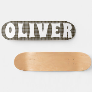 Skate lousa escocesa personalizada