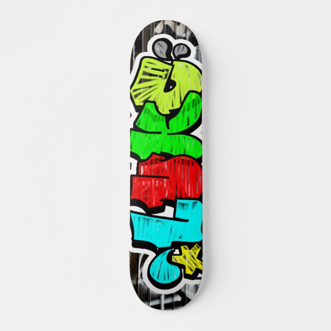 Skate Luke Grafite Personalizado Quadro Legal Personaliz (Frente)