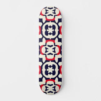 Skate Luxo Vermelho Branco e Azul