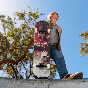 Skate Luz Espírito Animal Fantasia Lobo Sombra
